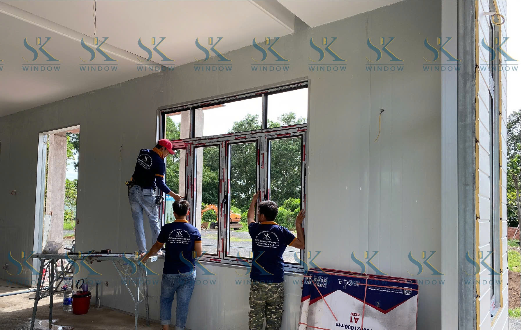 thi công cửa nhôm Xingfa Quảng Đông