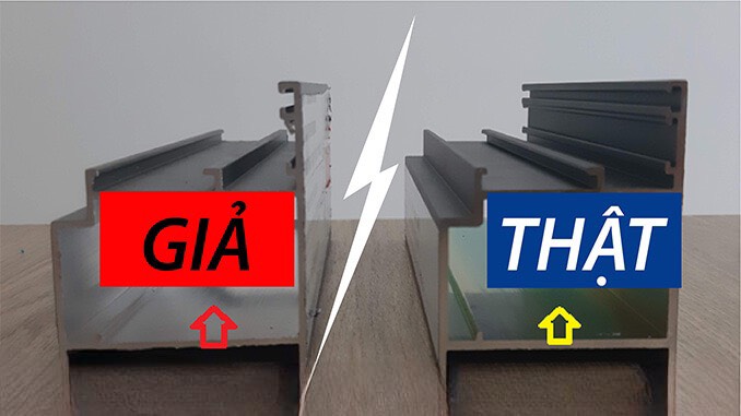 Cách nhận biết Xingfa nhập khẩu thật