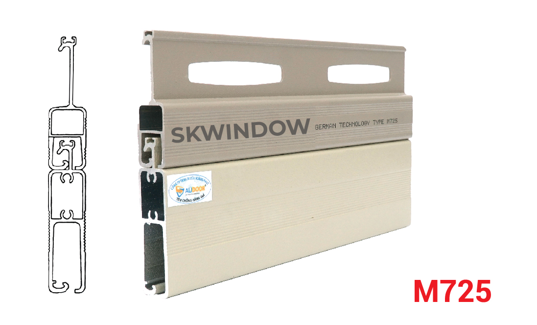 cửa cuốn khe thoáng công nghệ Đức