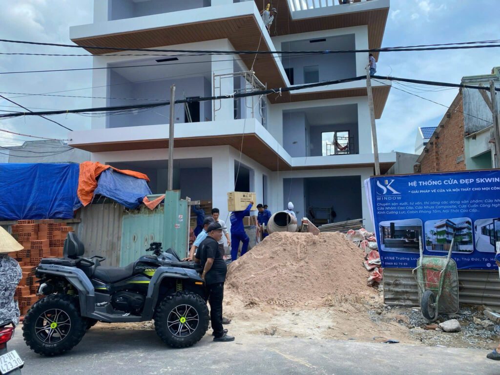cửa lùa 3 ray xingfa Quảng Đông