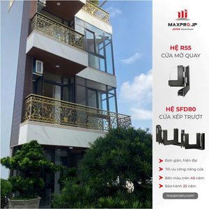 nhôm maxpro hệ 55 tại Gò Vấp